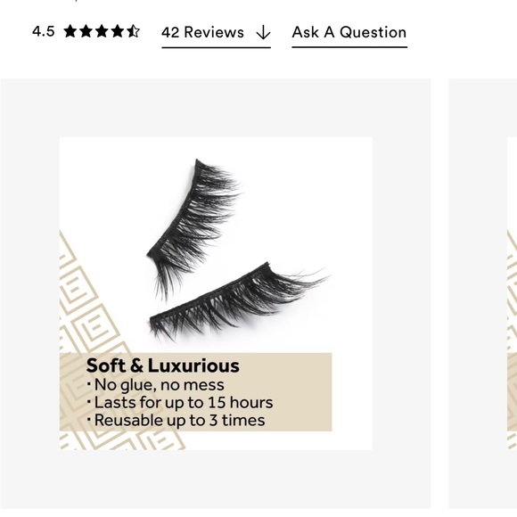 Eylure pre glued wispy light and luxe faux mink false eyelashes (LOT OF 5 PAIRS) - Picture 13 of 15